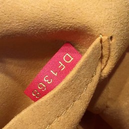 Replica Louis Vuitton Brown Monogram Black Red Tuileries Handbag