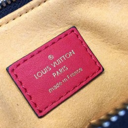Replica Louis Vuitton Brown Monogram Black Red Tuileries Handbag