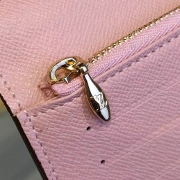 Replica Louis Vuitton Brown Monogram Pale Pink Kimono Wallet