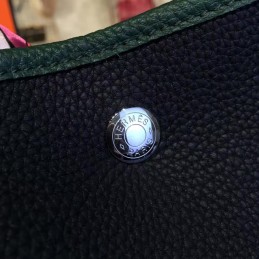 Replica Hermes Black Green Garden Party 36 Bag