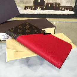 Replica Louis Vuitton Brown Monogram Red Kimono Wallet