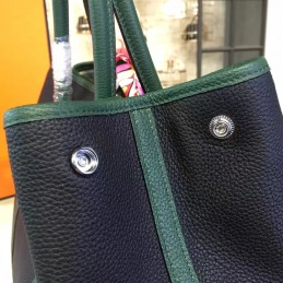 Replica Hermes Black Green Garden Party 36 Bag