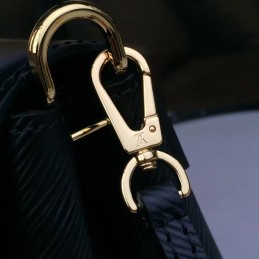 Replica Louis Vuitton Black Structured One Handle Bag