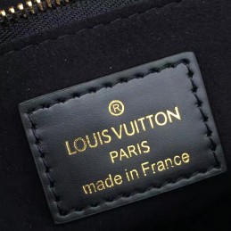 Replica Louis Vuitton Black Structured One Handle Bag