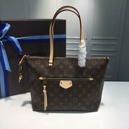 Replica Louis Vuitton Brown Monogram Beige Trim Iena PM