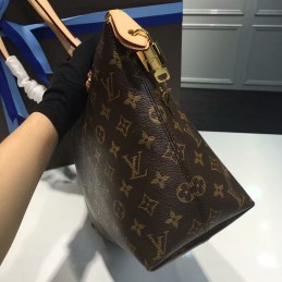 Replica Louis Vuitton Brown Monogram Beige Trim Iena PM