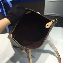 Replica Louis Vuitton Brown Monogram Beige Trim Iena PM