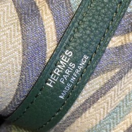 Replica Hermes Black Green Garden Party 36 Bag