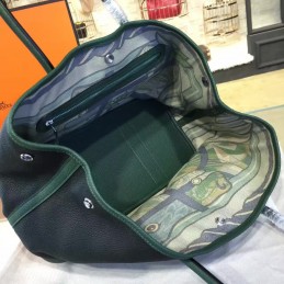 Replica Hermes Black Green Garden Party 36 Bag