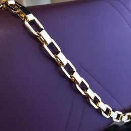 Replica Louis Vuitton Burgundy Quilted Chain Louise GM