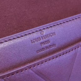Replica Louis Vuitton Burgundy Quilted Chain Louise GM