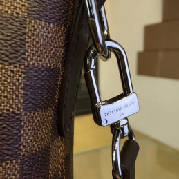 Replica Louis Vuitton Brown Damier Ebene Zebra Patch Atlas Tote