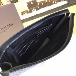 Replica Louis Vuitton White Savane Chapman Pochette Voyage MM Clutch