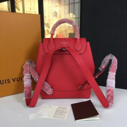 Replica Louis Vuitton Red Lockme Backpack