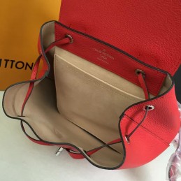 Replica Louis Vuitton Red Lockme Backpack