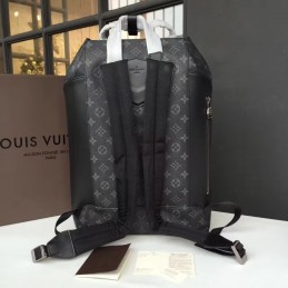 Replica Louis Vuitton Black Monogram Eclipse Explorer Backpack