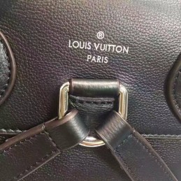 Replica Louis Vuitton Black Lockme Backpack