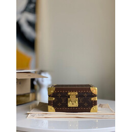 Replica Louis Vuitton Brown Monogram Jewelry Box