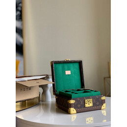 Replica Louis Vuitton Brown Monogram Jewelry Box