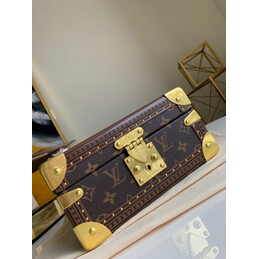 Replica Louis Vuitton Brown Monogram Jewelry Box