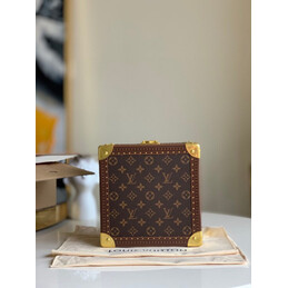 Replica Louis Vuitton Brown Monogram Jewelry Box