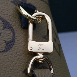 Replica Louis Vuitton Brown Monogram Tan Camera Box