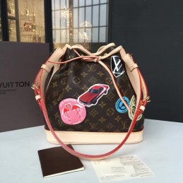 Replica Louis Vuitton Brown Monogram Multicolor Patch Neo Noe MM