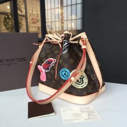 Replica Louis Vuitton Brown Monogram Multicolor Patch Neo Noe MM