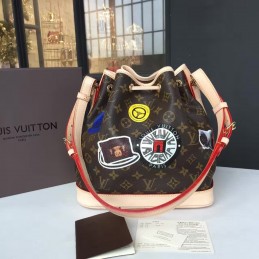 Replica Louis Vuitton Brown Monogram Multicolor Patch Neo Noe MM