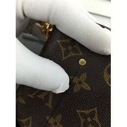 Replica Louis Vuitton Brown Monogram Beige Strap Favorite PM
