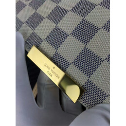 Replica Louis Vuitton White Damier Azur Beige Strap Favorite PM