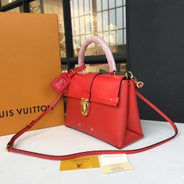 Replica Louis Vuitton Red Structured Candy Bag