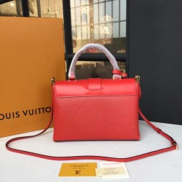 Replica Louis Vuitton Red Structured Candy Bag