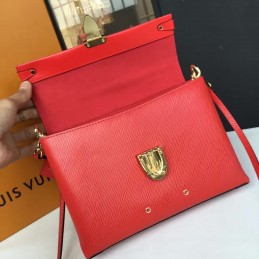 Replica Louis Vuitton Red Structured Candy Bag