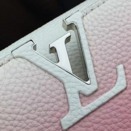Replica Louis Vuitton White Pink Ombre Capucines BB