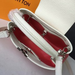 Replica Louis Vuitton White Pink Ombre Capucines BB
