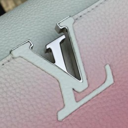 Replica Louis Vuitton White Pink Ombre Capucines BB