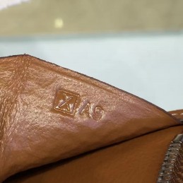 Replica Hermes Taupe Bearn Compact Wallet Silver H Hardware