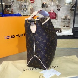 Replica Louis Vuitton Brown Monogram Beige Trim Delightful PM