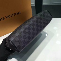 Replica Louis Vuitton Black Damier Graphite Dayton Reporter Bag