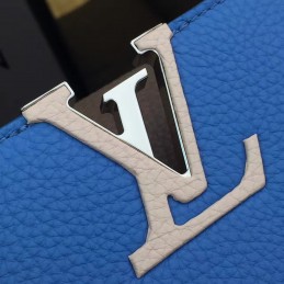 Replica Louis Vuitton Blue Pink Capucines BB