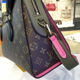 Replica Louis Vuitton Brown Monogram Pink Tuileries Handbag