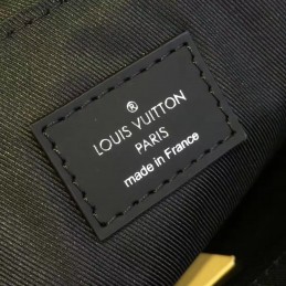 Replica Louis Vuitton Black Damier Graphite Black Trim District PM