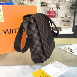 Replica Louis Vuitton Brown Damier Ebene Brooklyn PM