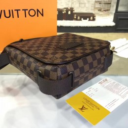 Replica Louis Vuitton Brown Damier Ebene Brooklyn PM
