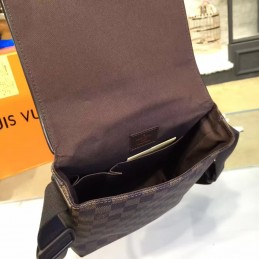 Replica Louis Vuitton Brown Damier Ebene Brooklyn PM