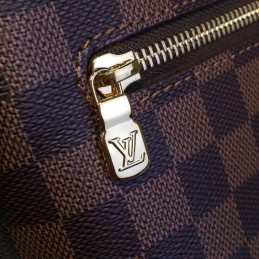 Replica Louis Vuitton Brown Damier Ebene Rounded Brooklyn MM