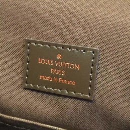 Replica Louis Vuitton Brown Damier Ebene Rounded Brooklyn MM