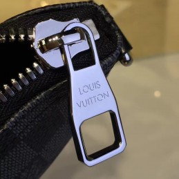 Replica Louis Vuitton Black Damier Graphite Mick MM