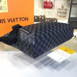 Replica Louis Vuitton Black Damier Graphite Mick MM